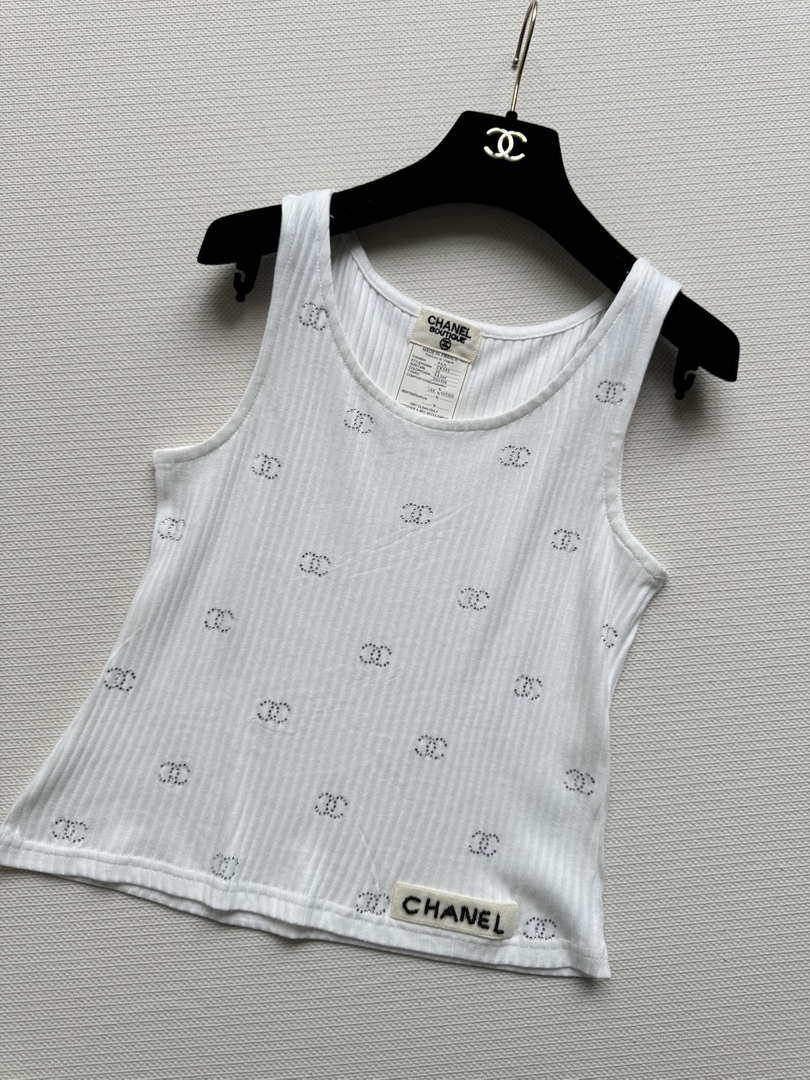Chanel Women Fashion Knitted T-shirt Vest C81117