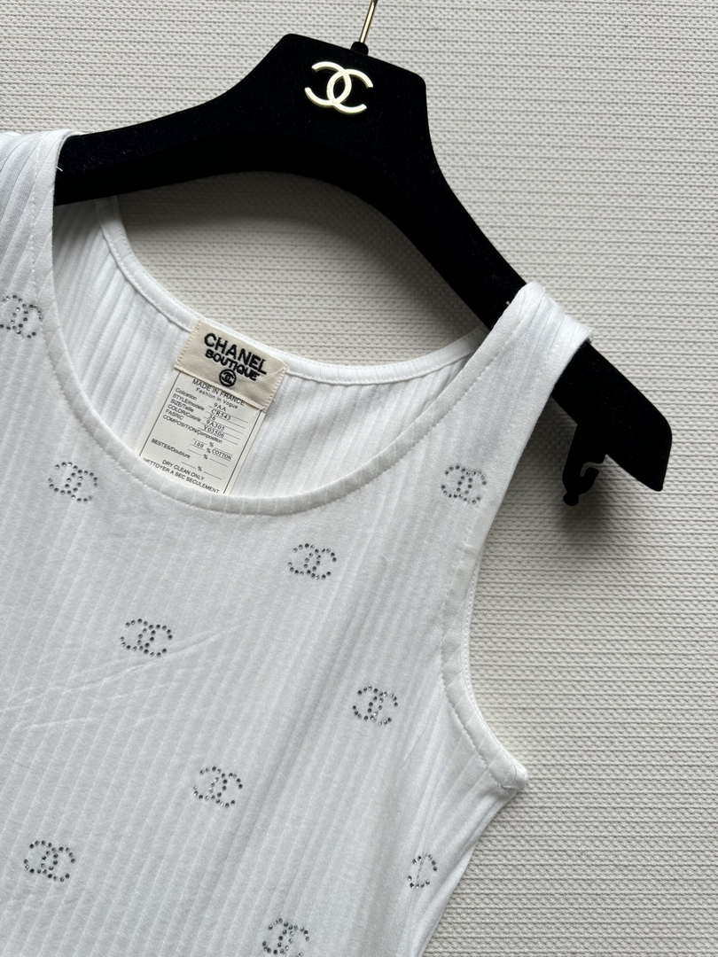 Chanel Women Fashion Knitted T-shirt Vest C81117