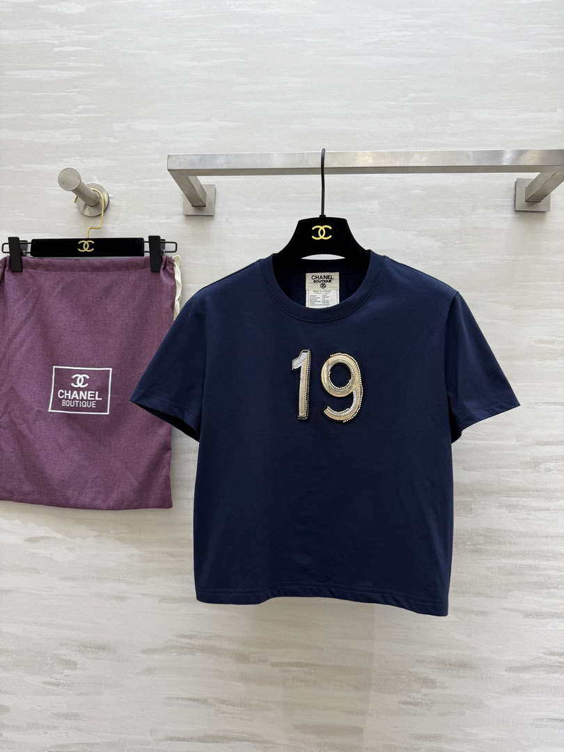 Chanel Women Fashion vintage  T-shirt C81120