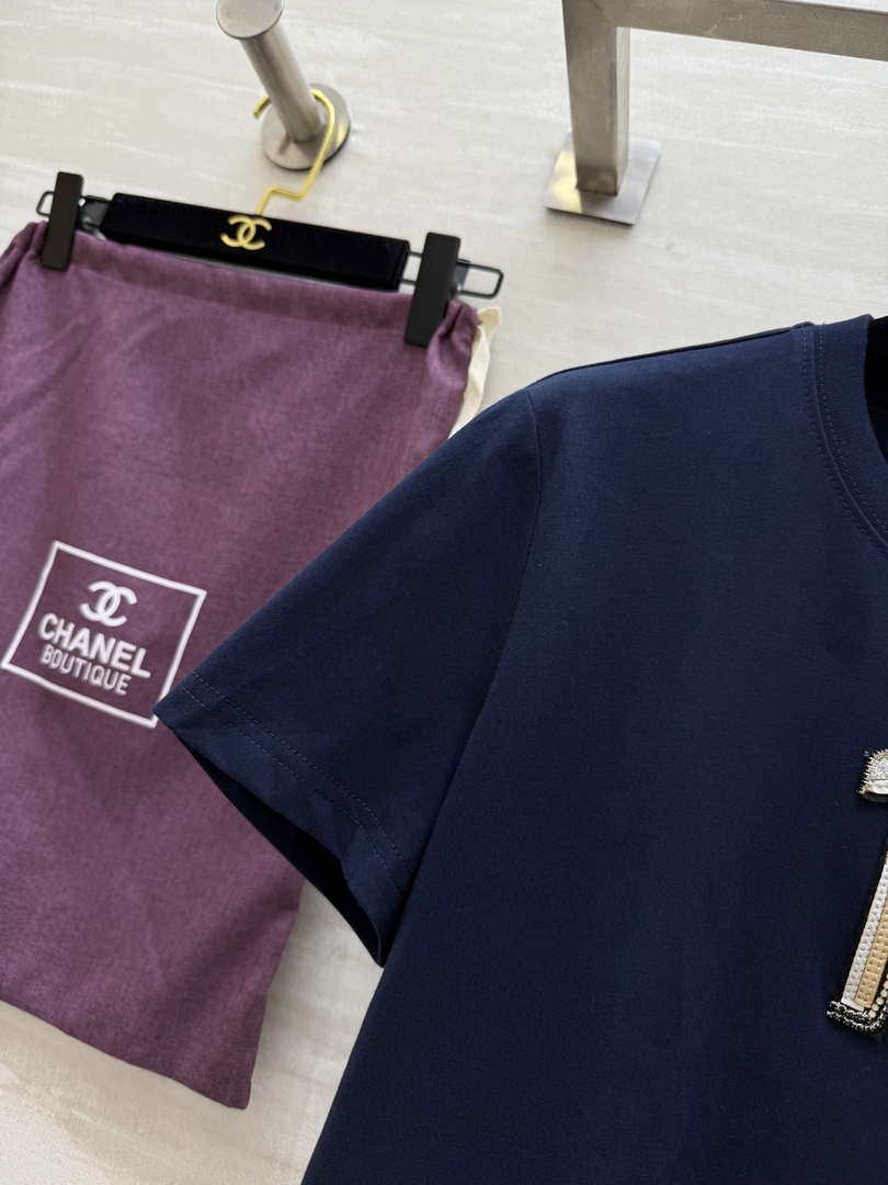 Chanel Women Fashion vintage  T-shirt C81120
