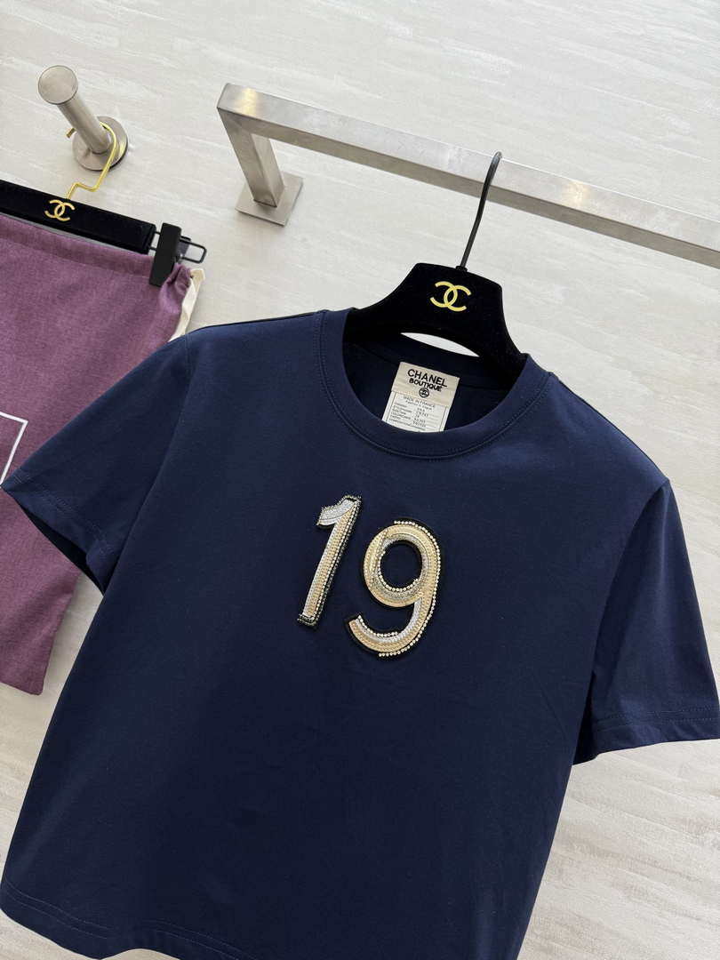 Chanel Women Fashion vintage  T-shirt C81120