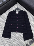 Chanel Women Heavy-duty double C crochet crew neck  jacket C62330