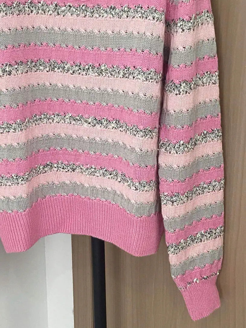 Chanel Women Long-sleeved cashmere Sweater CC69205