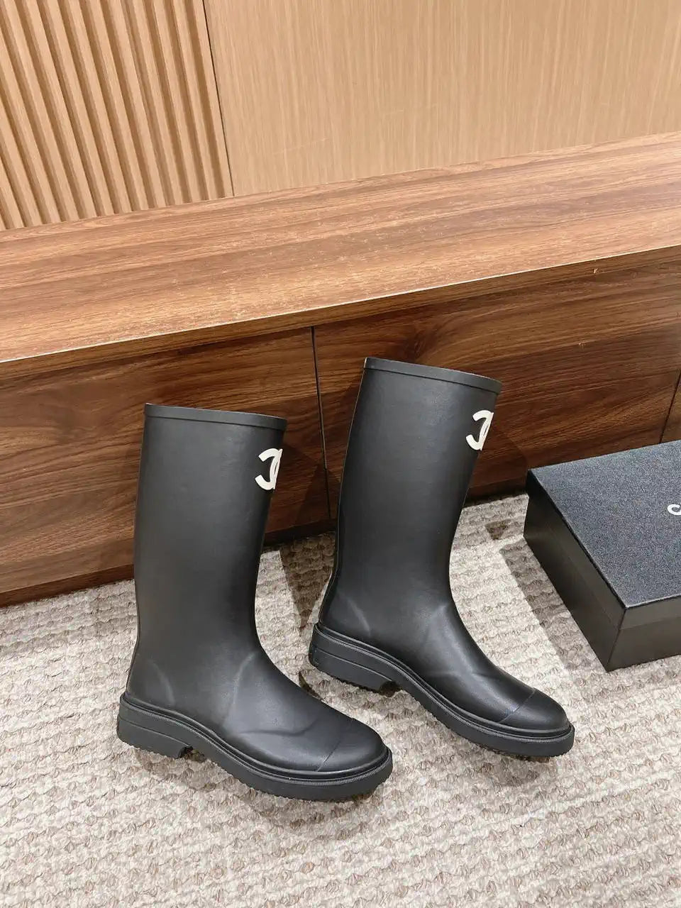 Chanel Women popular Rain boots TPU C92430