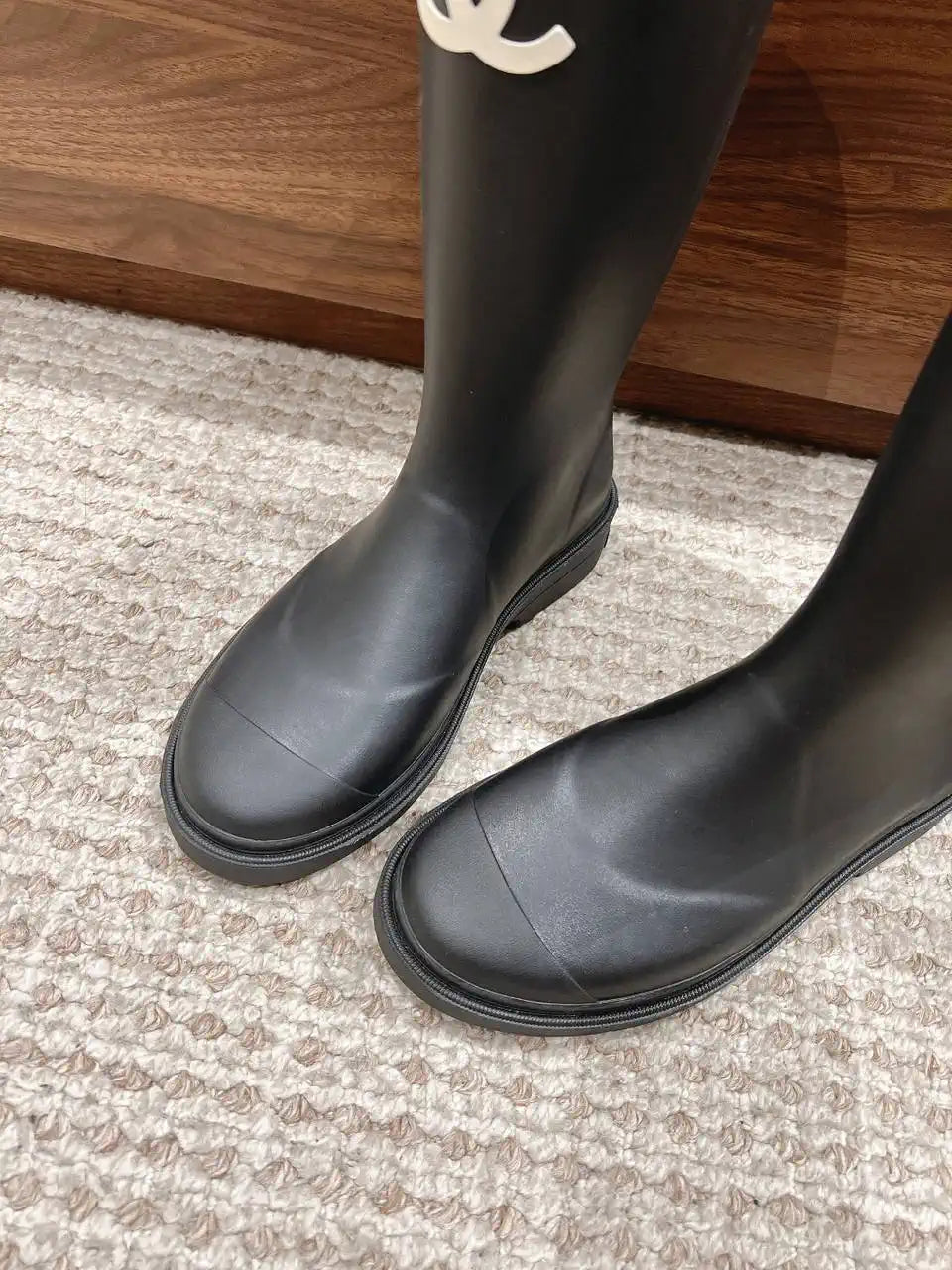 Chanel Women popular Rain boots TPU C92430