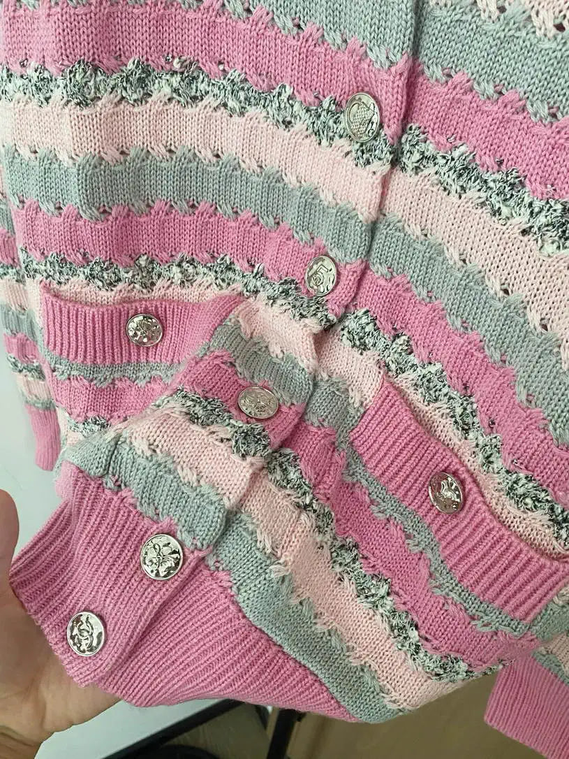 Chanel Women Round Cardigan Sweater CC69204