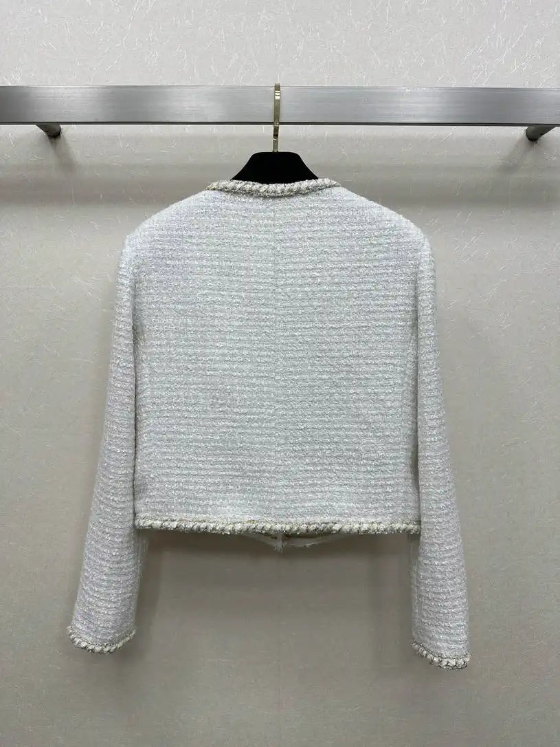 Chanel Women single-breasted round-neck jacket C62318
