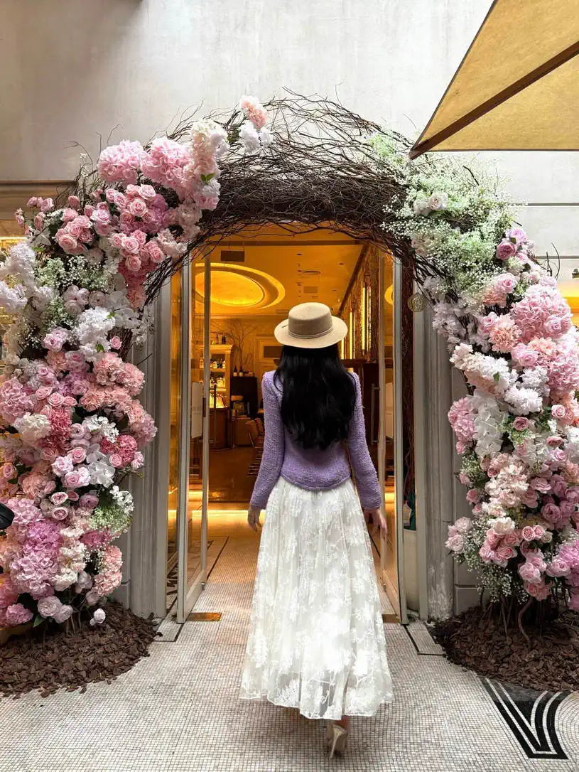 Chanel Women Tweed  Lavender purple jacket C62328
