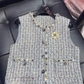Chanel Women Tweed vest jacket C62331