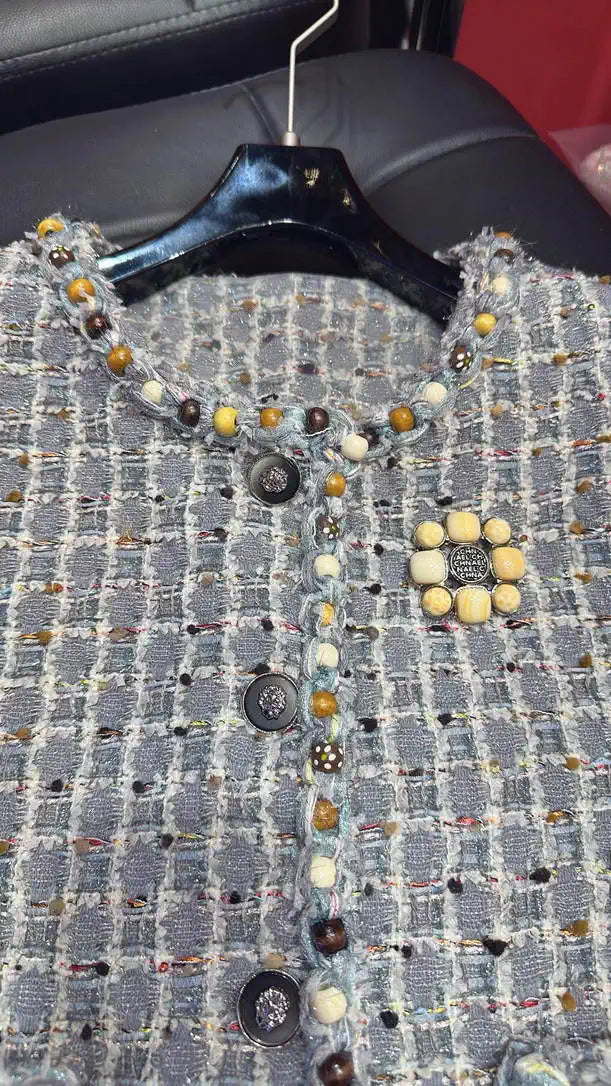 Chanel Women Tweed vest jacket C62331