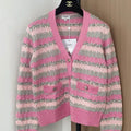 Chanel Women V-neck cardigan Sweater CC69203