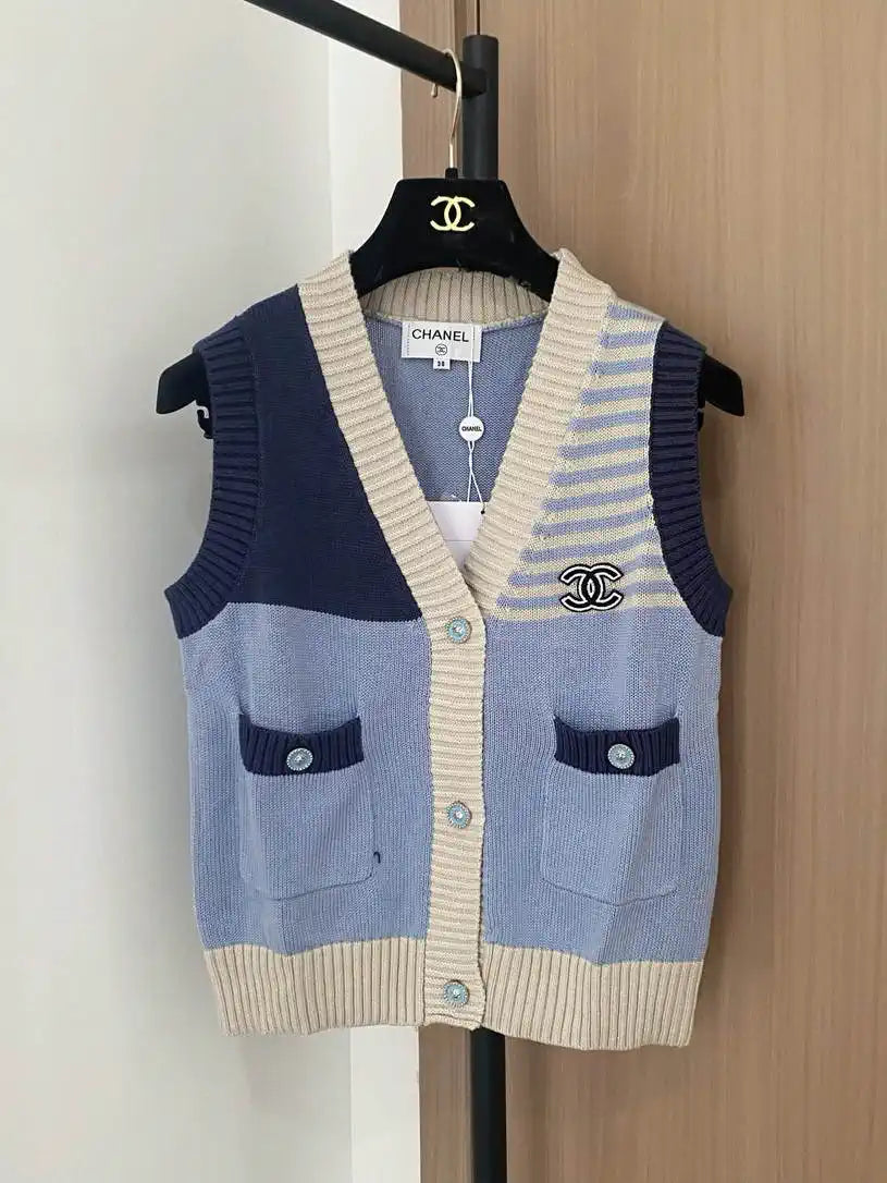 Chanel Women Vest Wool Cardigan Sweater CC69214