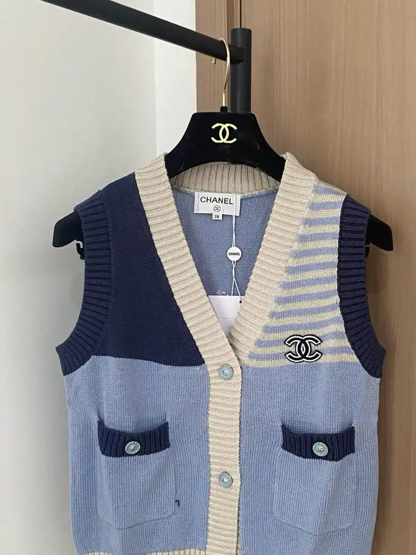 Chanel Women Vest Wool Cardigan Sweater CC69214
