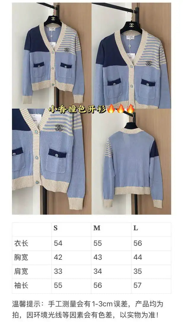 Chanel Women Wool  Cardigan Sweater CC69213