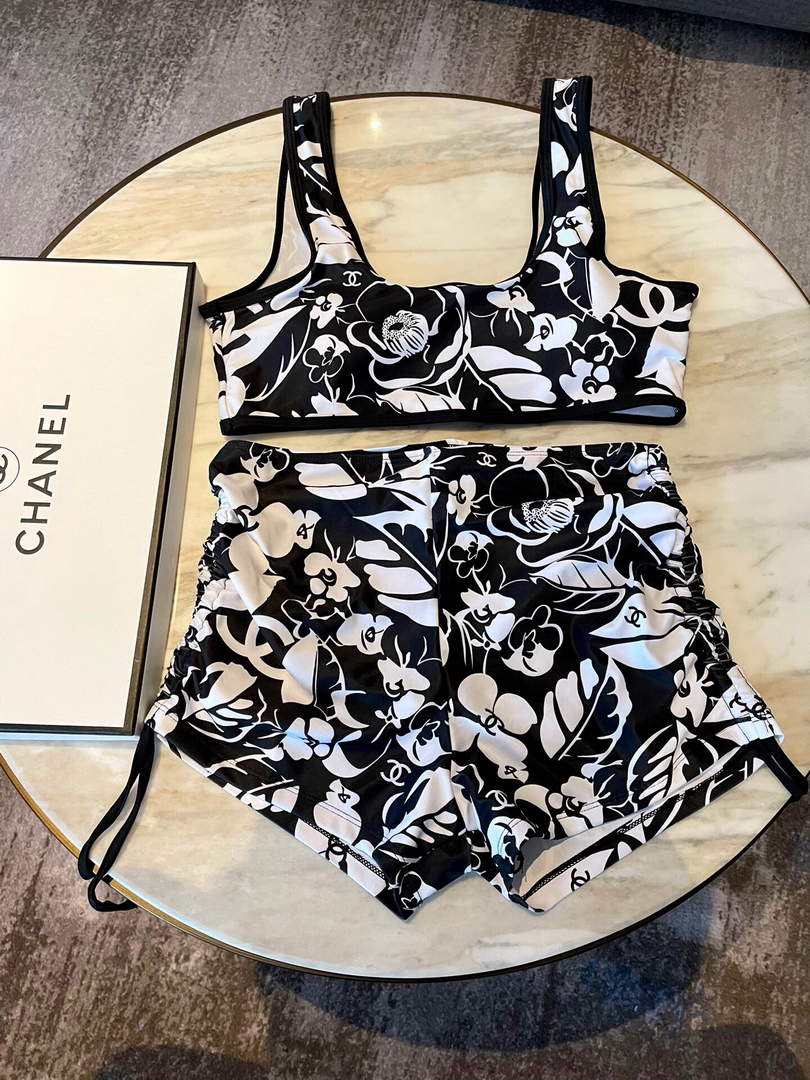 Chanel Women's Bikini Swimsuit Suit P72633