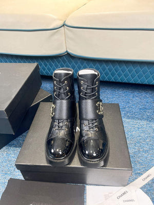 Chanel Women's Boot Shoes G38762 - 35 - View 1