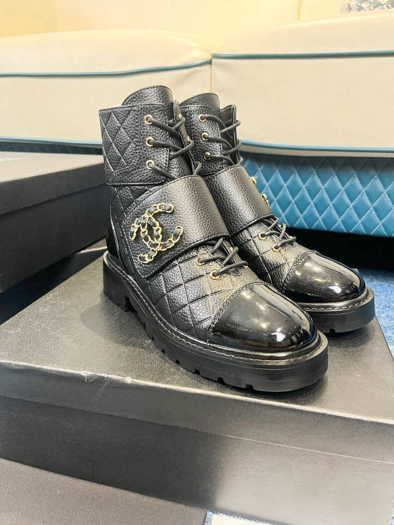 Chanel Women's Boot Shoes G38762 - 35 - View 3