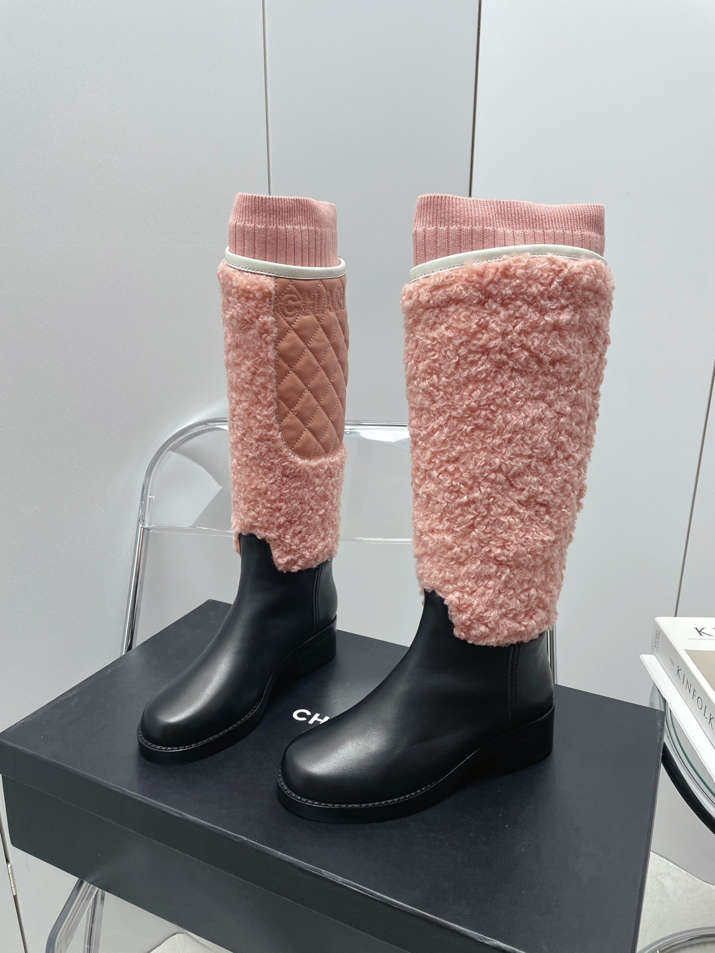 Chanel Women's Boot Shoes G38771 - 35 - View 2