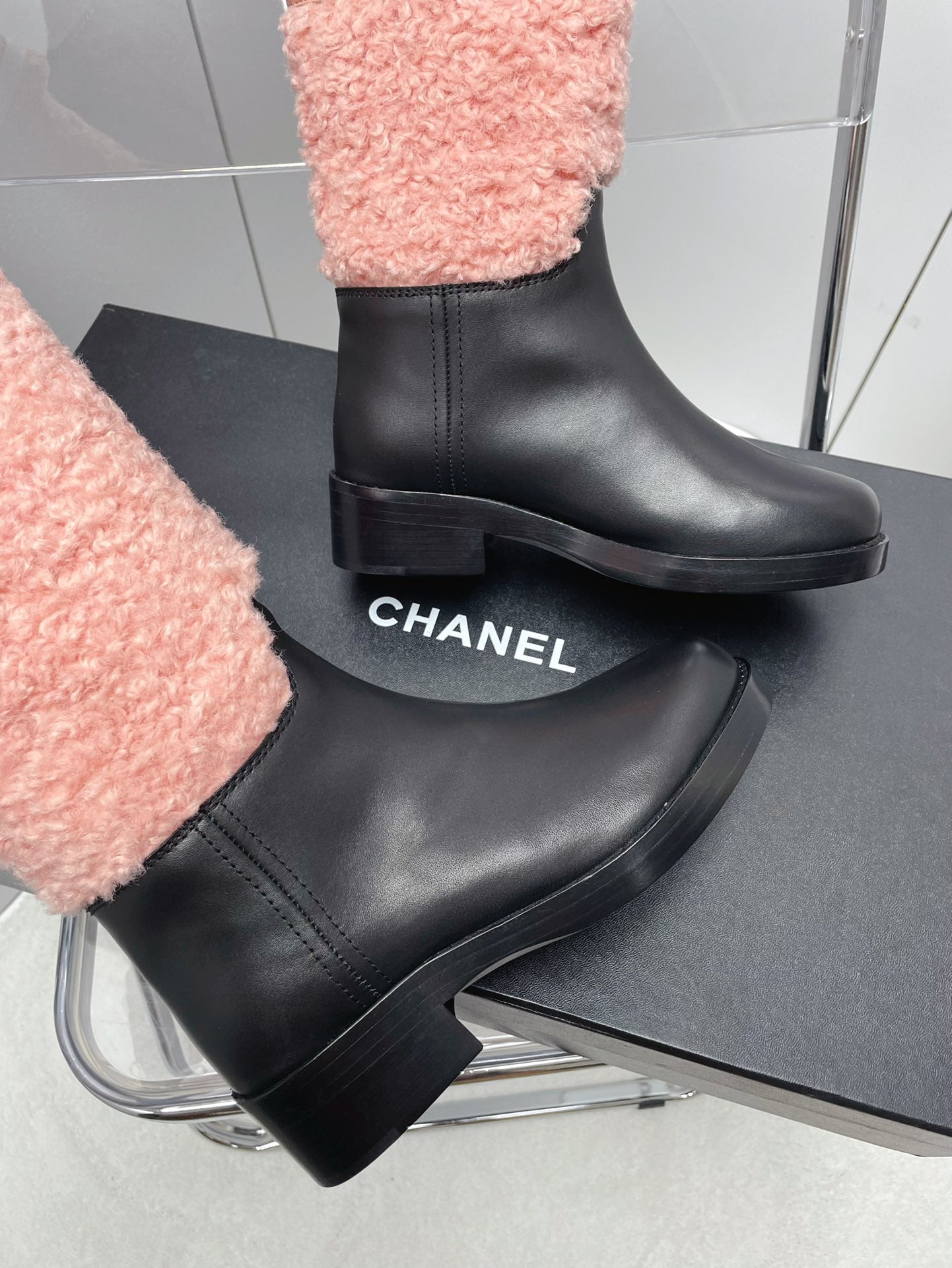 Chanel Women's Boot Shoes G38771 - 35 - View 6
