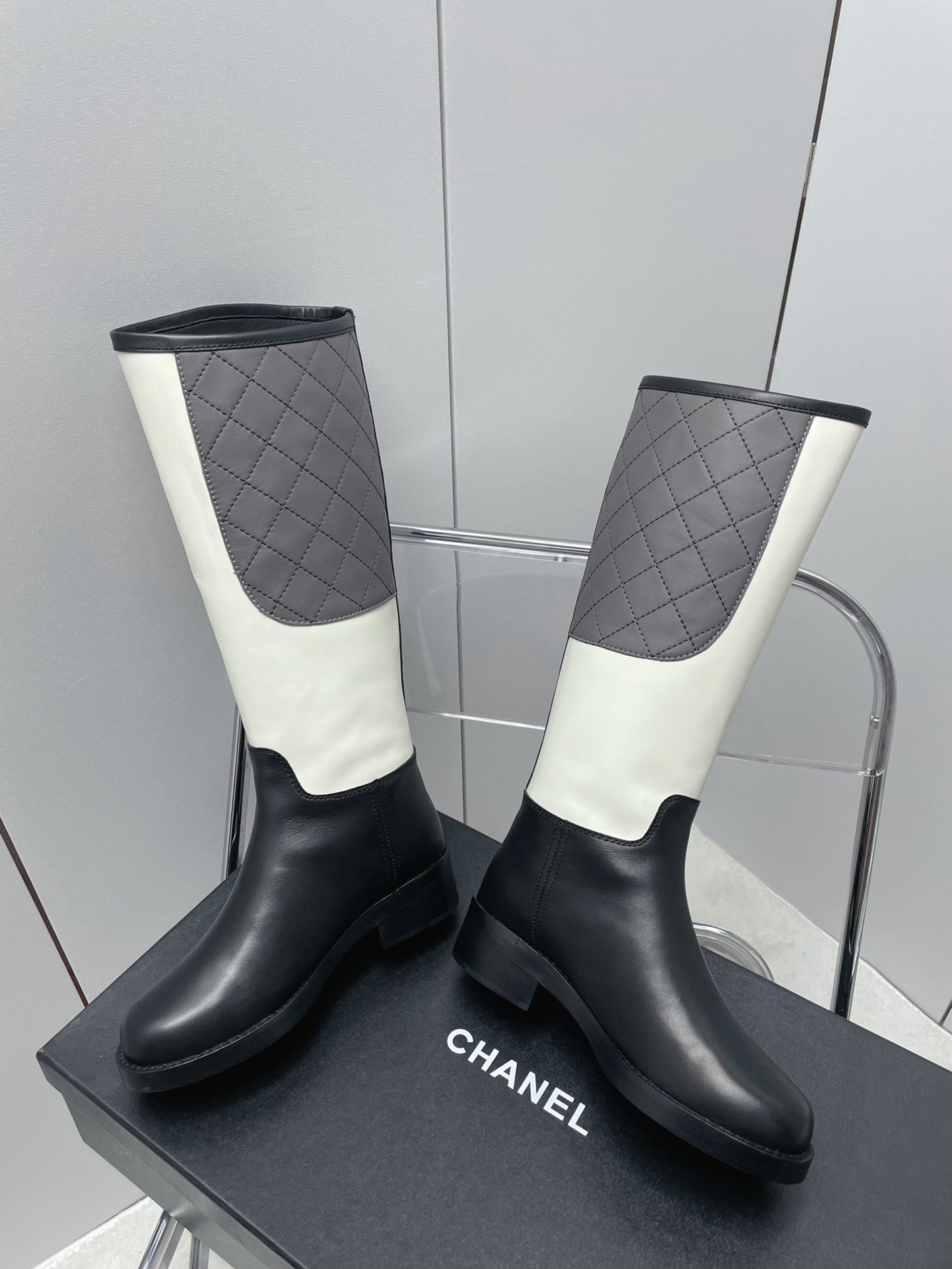 Chanel Women's Boot Shoes G38772 - 35 - View 3