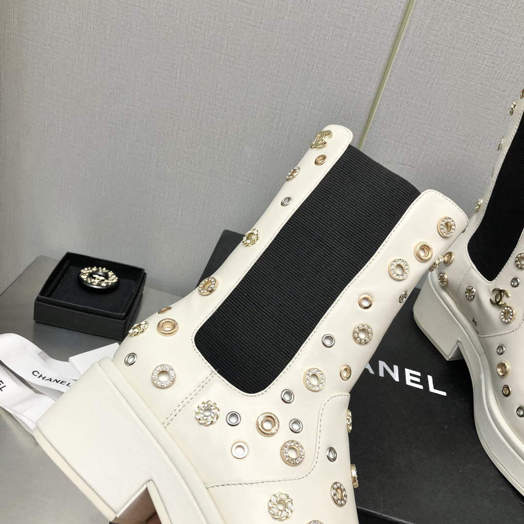 Chanel Women's Boot Shoes G38777 - 35 - View 2