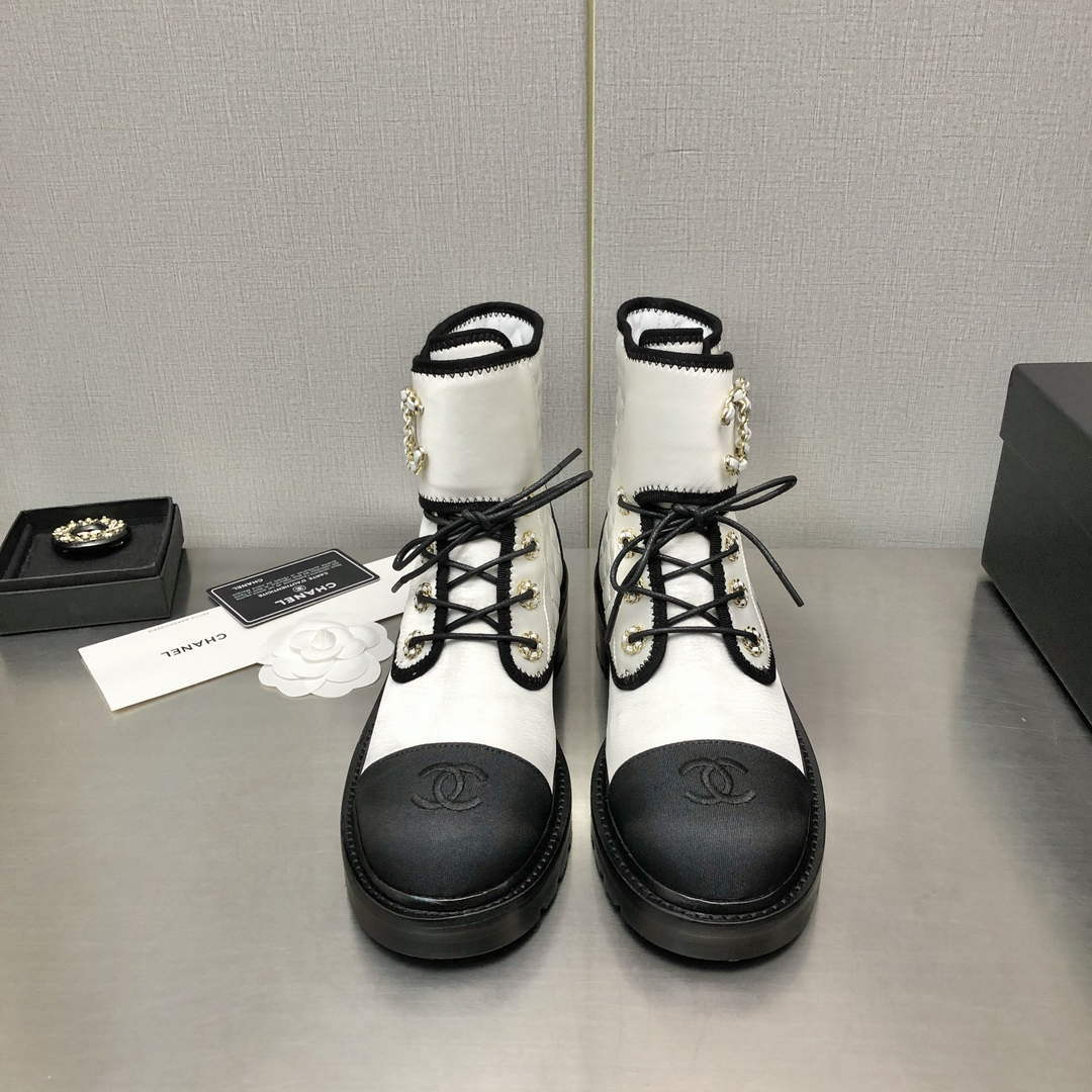 Chanel Women's Boot Shoes G38782 - 35 - View 1