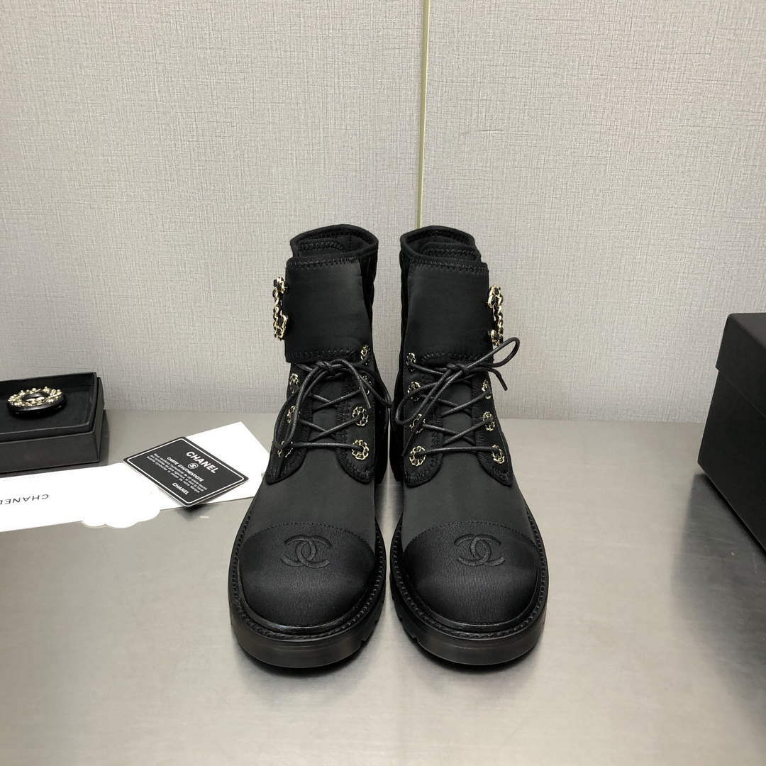Chanel Women's Boot Shoes G38784 - 35 - View 1