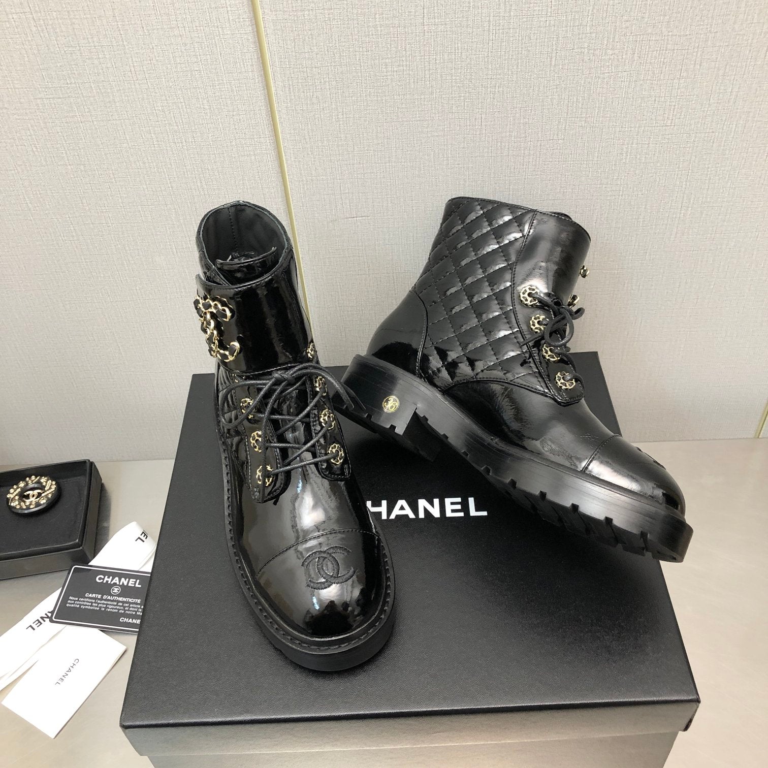 Chanel Women's Boot Shoes G38790 - 35 - View 6