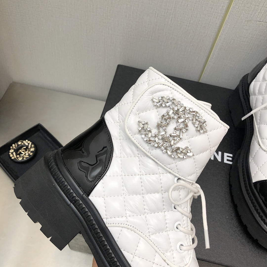 Chanel Women's Boot Shoes G38791 - 35 - View 2