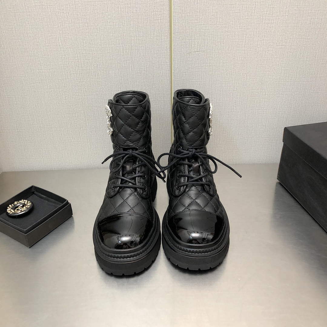Chanel Women's Boot Shoes G38792 - 35 - View 1