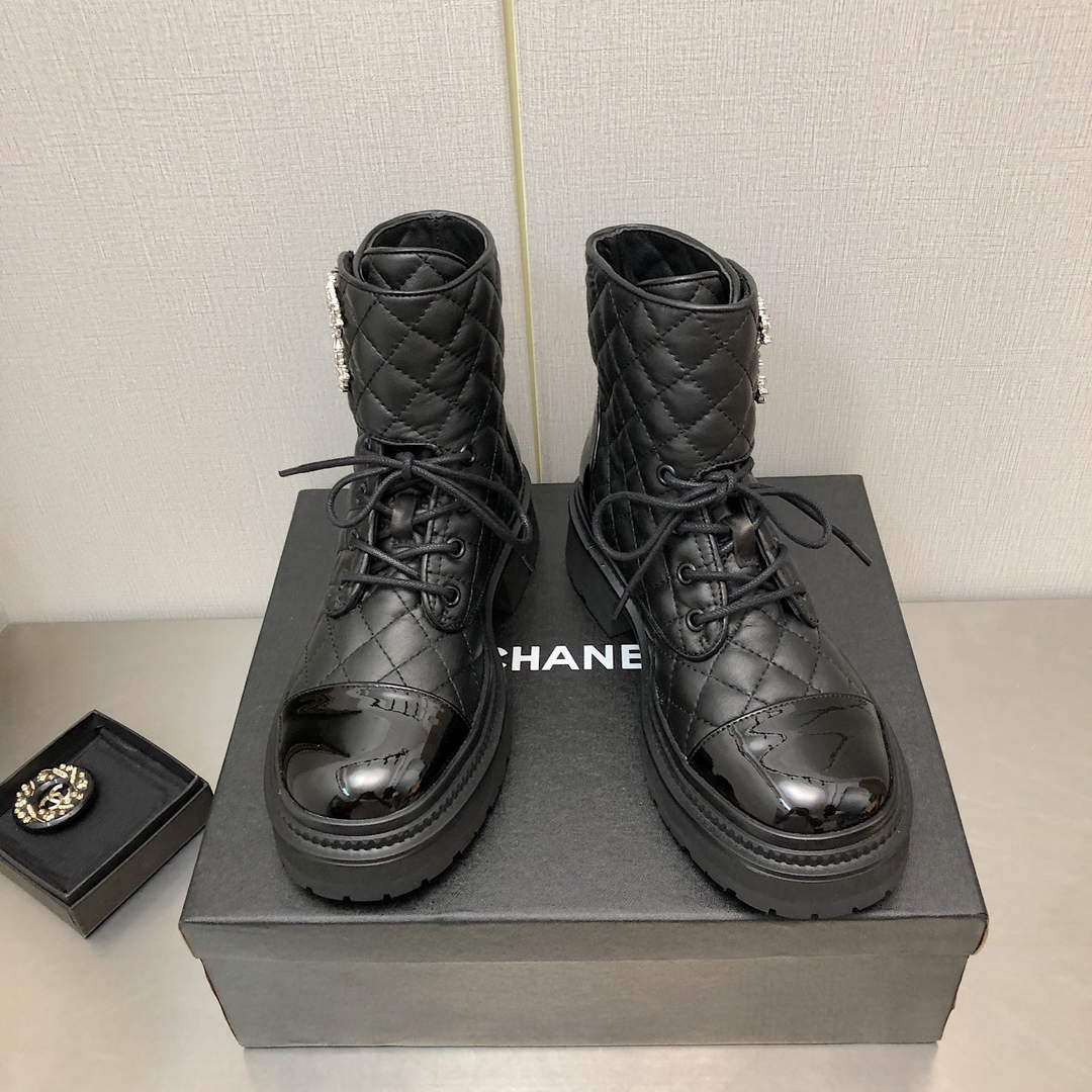 Chanel Women's Boot Shoes G38792 - 35 - View 3