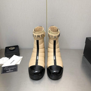 Chanel Women's Boot Shoes G38795 - 35 - View 3