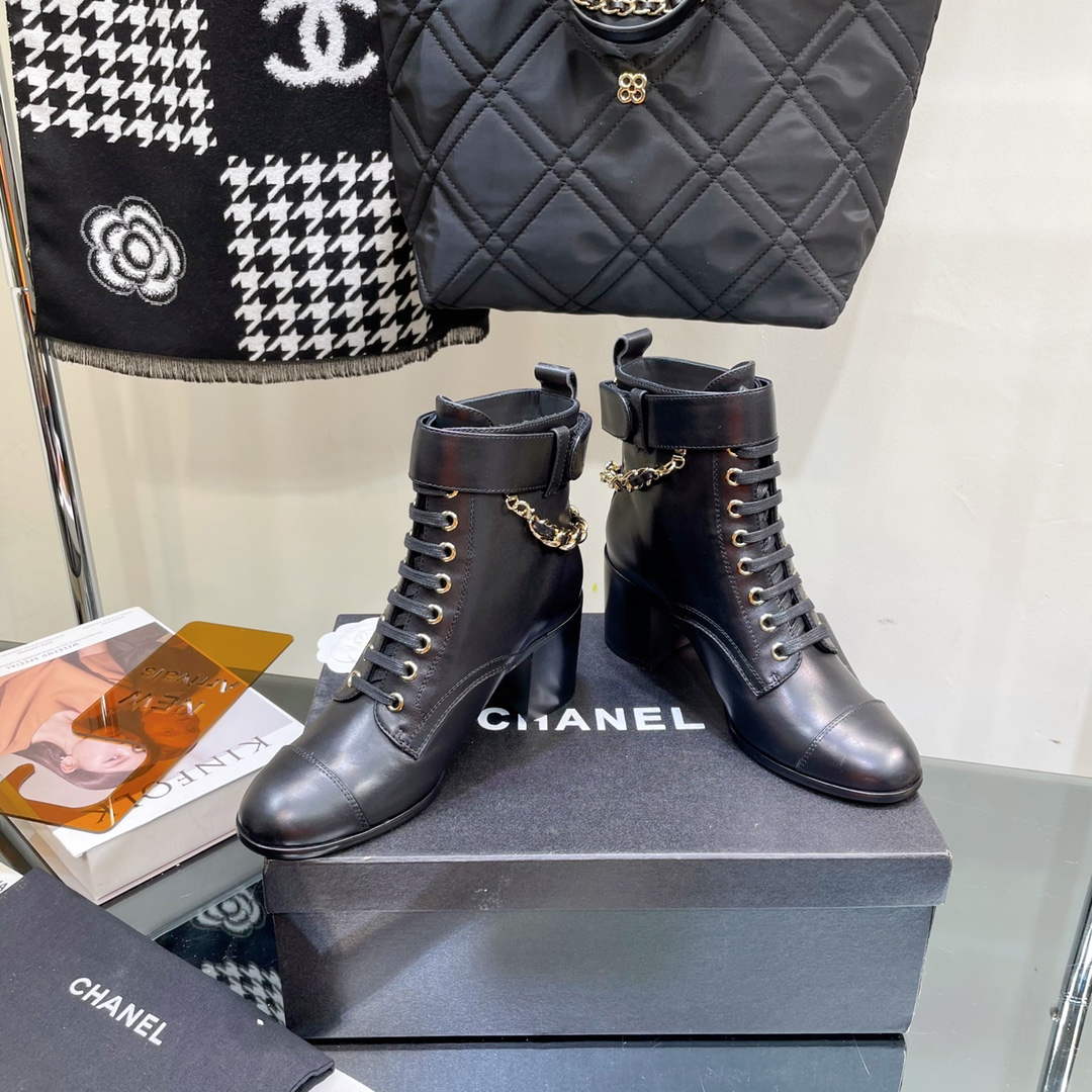 Chanel Women's Boot Shoes G38802 - 35 - View 2