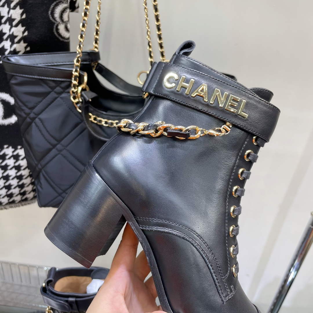 Chanel Women's Boot Shoes G38802 - 35 - View 8