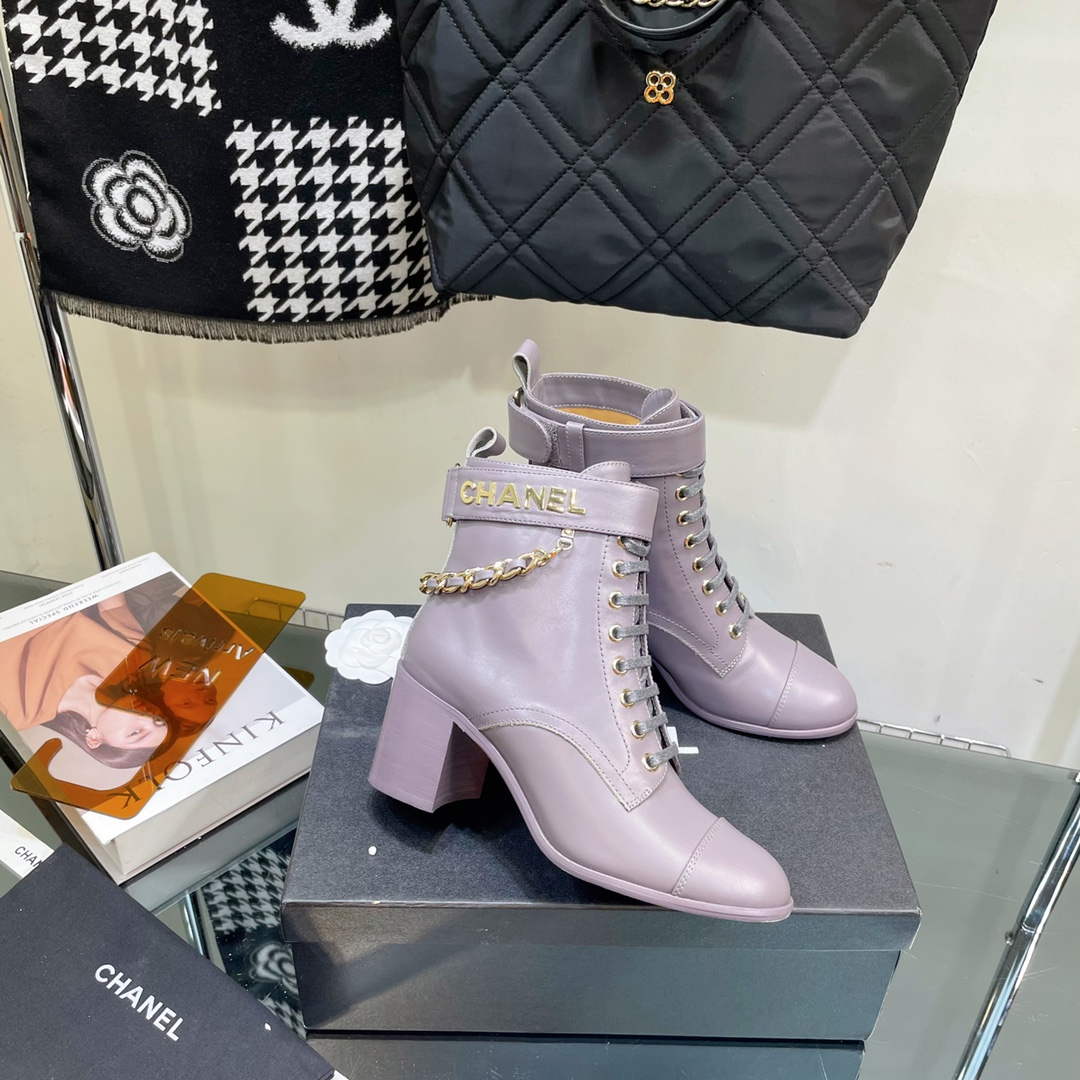 Chanel Women's Boot Shoes G38804 - 35 - View 2