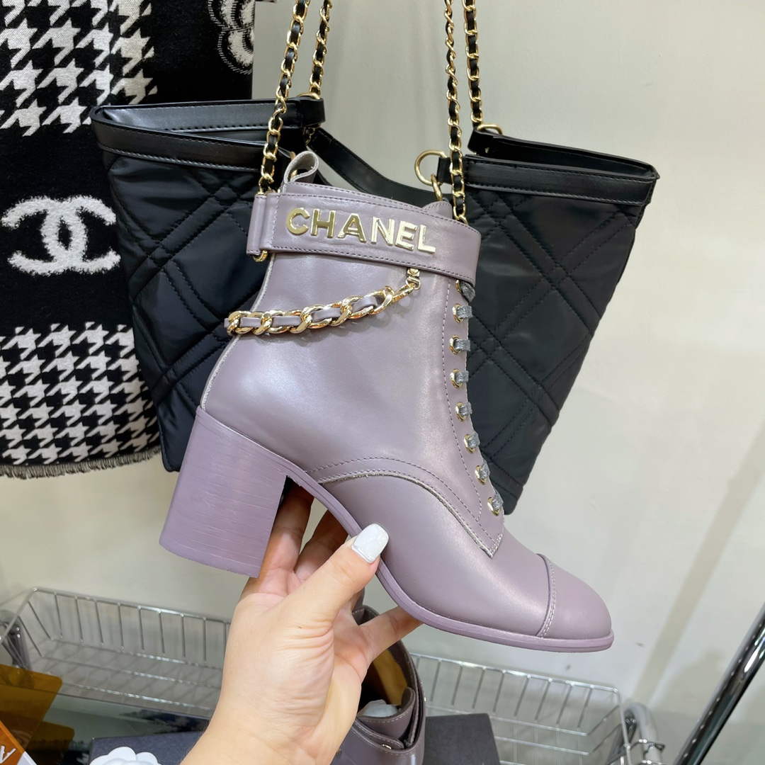 Chanel Women's Boot Shoes G38804 - 35 - View 7
