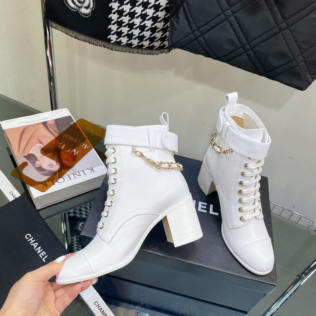 Chanel Women's Boot Shoes G38805 - 35 - View 3