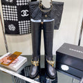 Chanel Women's Boot Shoes G38807 - 35 - View 1