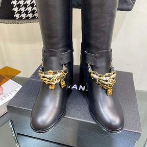 Chanel Women's Boot Shoes G38807 - 35 - View 2