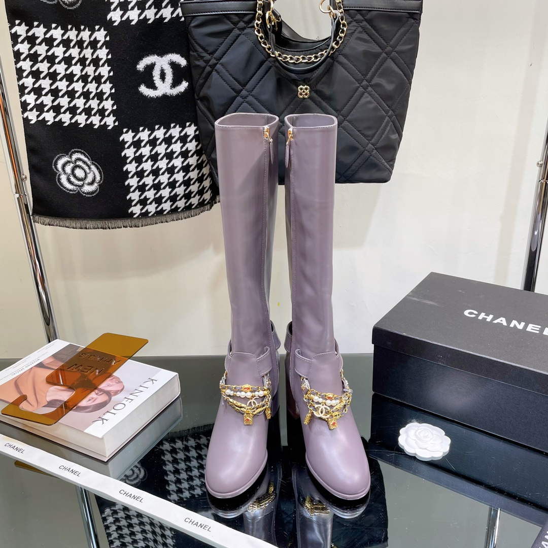 Chanel Women's Boot Shoes G38809 - 35 - View 1