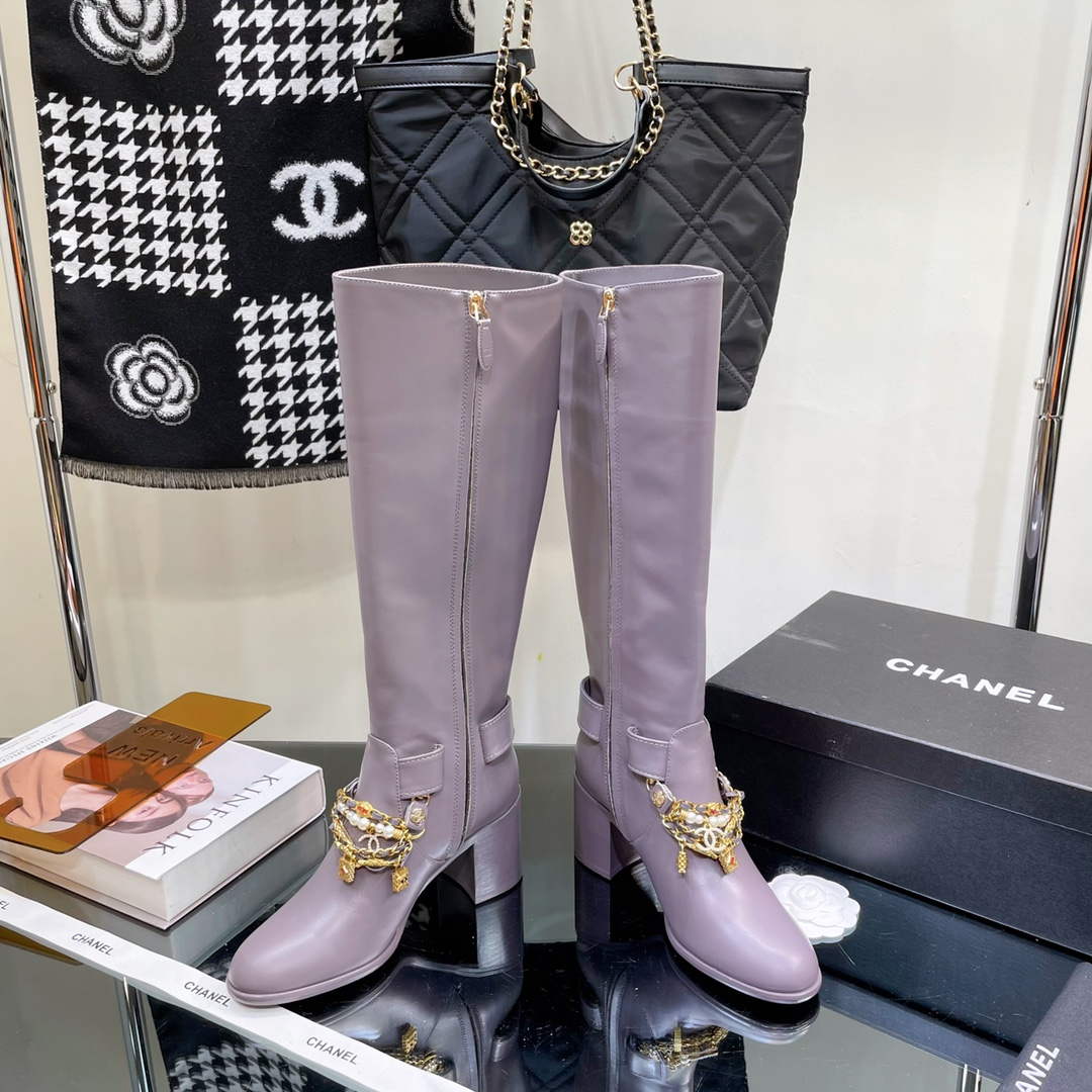 Chanel Women's Boot Shoes G38809 - 35 - View 2