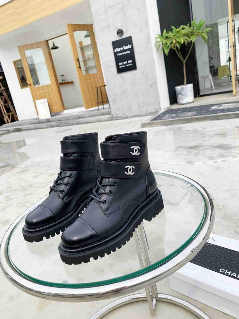 Chanel Women's Boots Designer Chanel Shoes C80020 - 35 - View 1