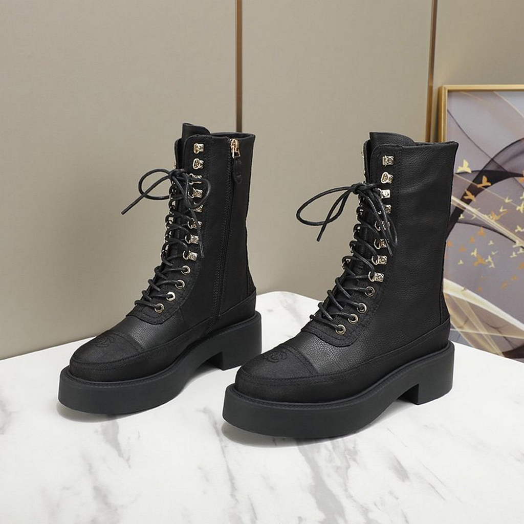 Chanel Women's Boots Designer Chanel Shoes C80025
