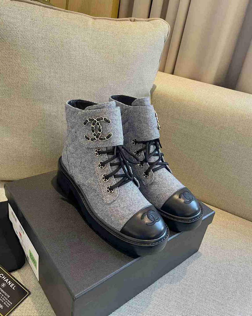 Chanel Women's Boots Designer Chanel Shoes C80030
