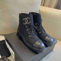 Chanel Women's Boots Designer Chanel Shoes C80031 - 35 - View 1