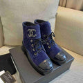 Chanel Women's Boots Designer Chanel Shoes C80032 - 35 - View 1