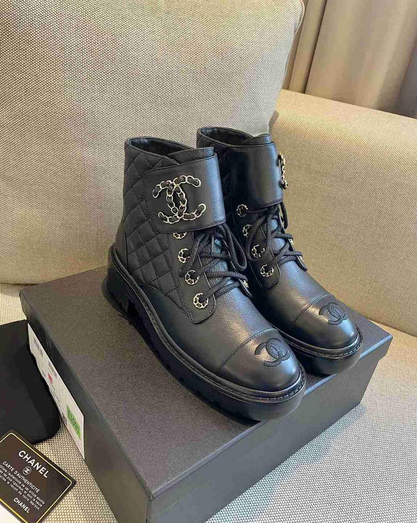 Chanel Women's Boots Designer Chanel Shoes C80033