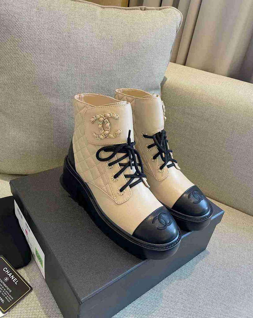 Chanel Women's Boots Designer Chanel Shoes C80034