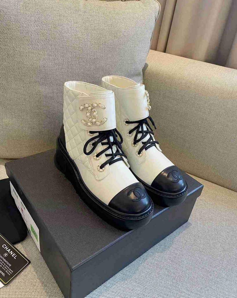 Chanel Women's Boots Designer Chanel Shoes C80035 - 35 - View 1