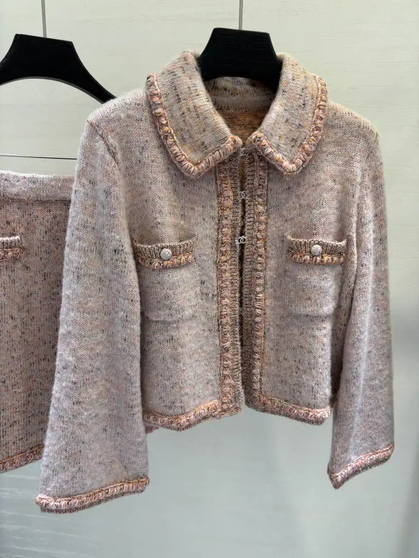 Chanel Women's Cashmere Cardigan Skirt coat C62315